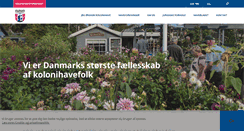 Desktop Screenshot of kolonihave.dk